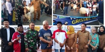 Semarak Tradisi Idul Adha Jadi Panggung Kebersamaan TNI dan Warga Gresik