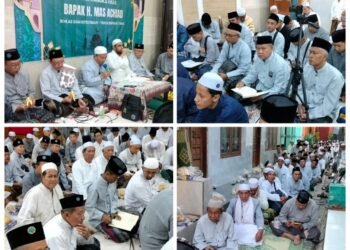 Majelis Siji Bersholawat Dalam Rangka Haul H Mas Achiad di Langgar Pande Pasar Sore