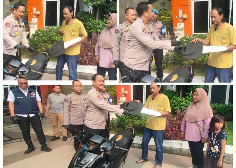 Sempat Dicuri, Motor Shogun Warga Gresik Akhirnya Kembali Utuh Tanpa Dipungut Biaya: “Terima Kasih Pak Kapolres”