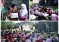 Menggambar Memori Bahagia di Candi Sanggrahan