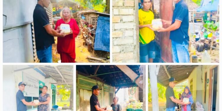 Tak Lelah Berbuat Baik, Baper Panceng Bagikan Daging Kurban untuk Masyarakat yang Membutuhkan