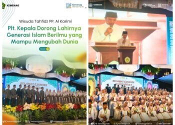 Wisuda Tahfidz Ponpes Alkarimi, Kemenag Gresik Dorong Lahirnya Generasi Islam Berilmu yang Mampu Mengubah Dunia