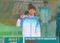 Inilah Tirta, Murid MTsN Gresik Raih Juara 1 Lari 800 Meter di Piala Walikota Surabaya 2026