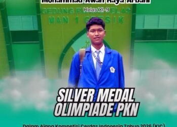 MAN 1 Gresik Kembali Ukir Prestasi Gemilang di Kancah Nasional Raih Silver Medali Olimpiade PKN di Ajang Kompetisi Cerdas Indonesia