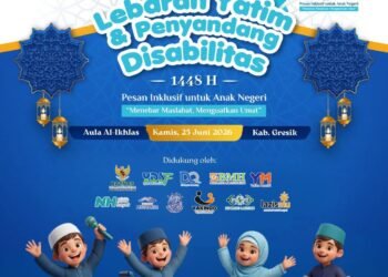 Penzawa Kemenag Gresik Gelar Lebaran Yatim & Penyandang Disabilitas 1448 H