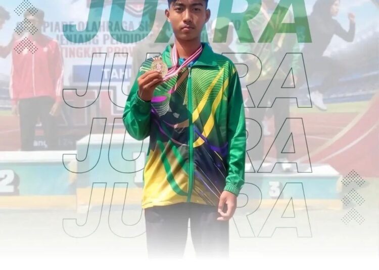 TERBANG TINGGI DI PROVINSI! Nazril Zhafif Sabet Juara 3 Lompat Jauh O2SN Jawa Timur 2026! 