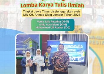 MAN 1 Gresik Kembali Berjaya Torehkan Prestasi Gemilang di Ajang Lomba Karya Tulis Ilmiah Tingkat Jawa Timur