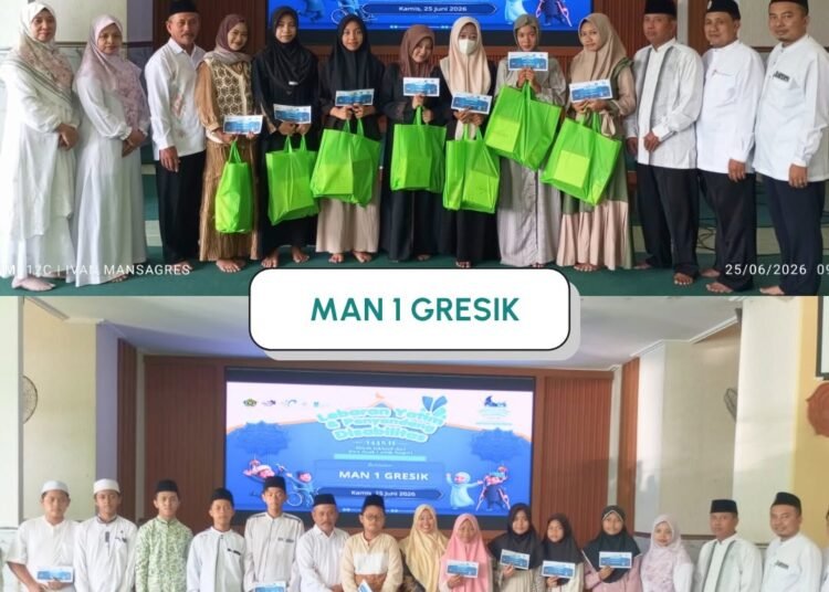 MAN 1 Gresik Gelar Lebaran Yatim dan Difabel 2026 dengan Penuh Kasih Sayang