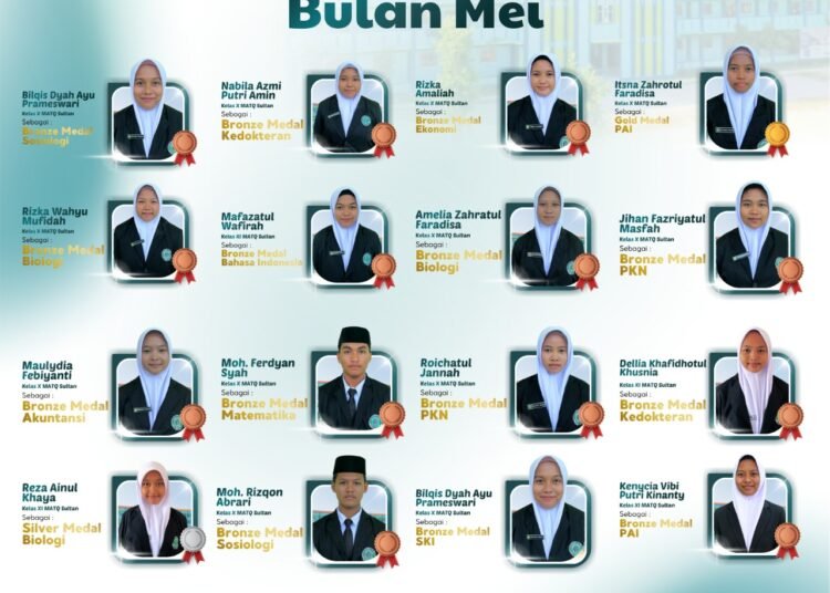 Inilah Deretan Prestasi Tingkat Nasional Santri MATQ Sunanul Muhtadin Sepanjang Bulan Mei 2026