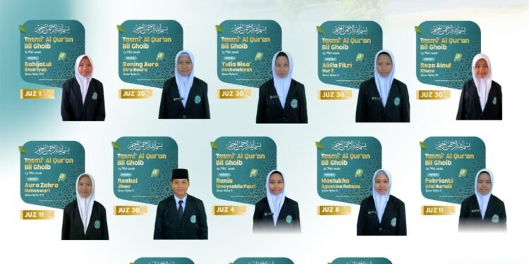 Cetak Generasi Qurani !! 13 Santri MATQ Sunanul Muhtadin Ukir Prestasi Gemilang Bidang Tasmi’ Al-Qur’an di Bulan Mei 2026