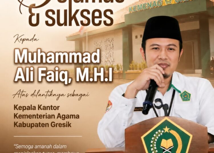 Keluarga Besar MI Al-Karimi Tebuwung Dukun Ucapkan Selamat Atas Dilantiknya Muhammad Ali Faiq sebagai Kepala Kemenag Gresik