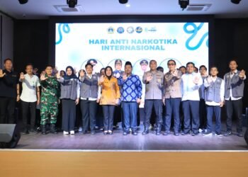 Hadirkan Ipda Purnomo Belajar Baik, Bupati Gresik Kukuhkan Pengurus Kelompok Pemuda Anti Narkoba 
