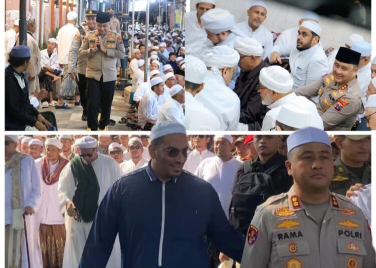 Kapolres Gresik Kerahkan Ratusan Personel Berikan Layanan Pengamanan Haul Habib Abu Bakar Assegaf ke-71
