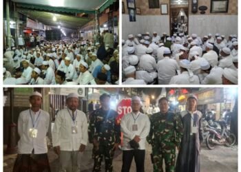 Sinergi TNI-Polri dan Elemen Masyarakat Jaga Kekhidmatan Haul Habib Abu Bakar Assegaf