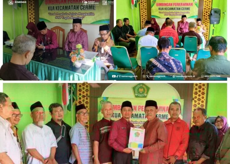 KUA Cerme Kemenag Gresik Kawal Wakaf Tanah untuk Masjid At-Taqwa dan Masjid Al-Ikhlas