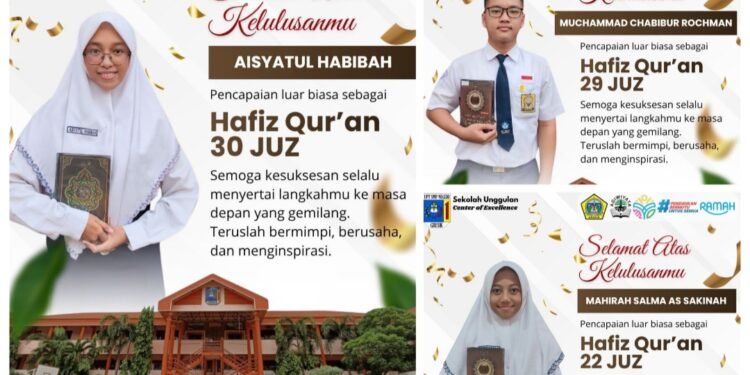 Barakallah Fiikum !! Inilah Para Hafiz Qur’an Terbaik UPT SMPN 1 Gresik 2026