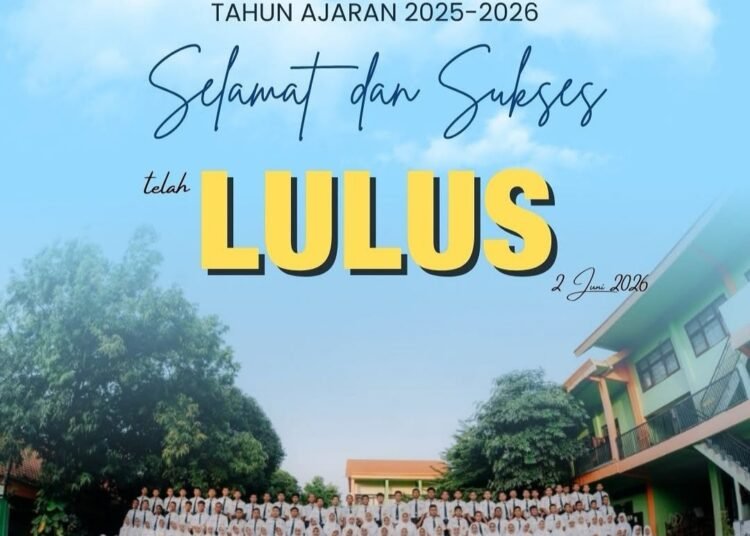 SELAMAT DAN SUKSES ATAS KELULUSAN MURID KELAS IX UPT SMP NEGERI 10 GRESIK TAHUN AJARAN 2025-2026