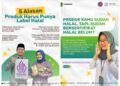 Kemenag Gresik Dampingi Para Pelaku Usaha Dapatkan Sertifikat Halal, Gratis !!