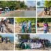 Kompak !! Baper Panceng Bersama Universitas Sunan Gresik Bersihkan Pantai Dusun Mulyorejo Dalegan