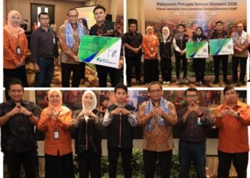 Lepas 1.095 Petugas Sensus Ekonomi 2026, Sekda Gresik Tekankan Profesionalisme dan Integritas