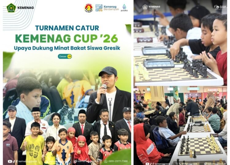 Jaring Bibit Master Baru dari Akar Rumput, Percasi Gresik Gelar Turnamen Catur “Kemenag Cup 2026”