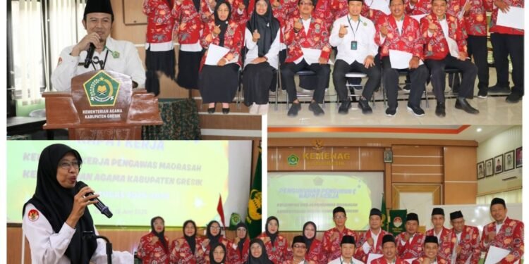 Kepala Kemenag Gresik Tekankan Akhlak dan Kedisiplinan di Gelaran Pengukuhan Pengurus Pokjawas Madrasah