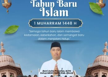 Keluarga Besar MKKS SMP Negeri Kabupaten Gresik Ucapkan Selamat Tahun Baru Islam 1 Muharram 1448 H