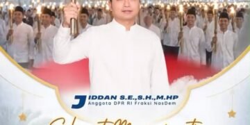 Jiddan SE, SH, M.HP DPR RI Fraksi NasDem Ucapkan Selamat Tahun Baru Islam 1 Muharram 1448 Hijriah