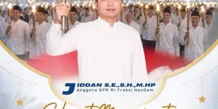 Jiddan SE, SH, M.HP DPR RI Fraksi NasDem Ucapkan Selamat Tahun Baru Islam 1 Muharram 1448 Hijriah