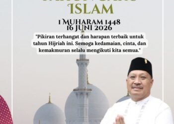 Wakil Ketua DPRD Gresik H Mujid Riduan, SH Ucapkan Selamat Tahun Baru Islam 1 Muharram 1448 Hijriah