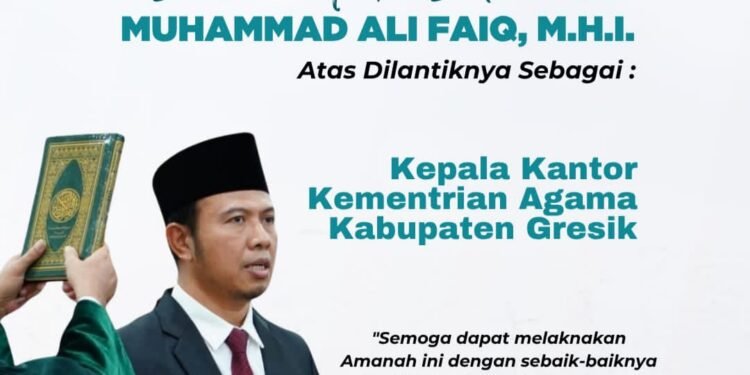 Keluarga Besar LAZNAS Nurul Hayat Ucapkan Selamat Atas Dilantiknya Muhammad Ali Faiq sebagai Kepala Kemenag Gresik