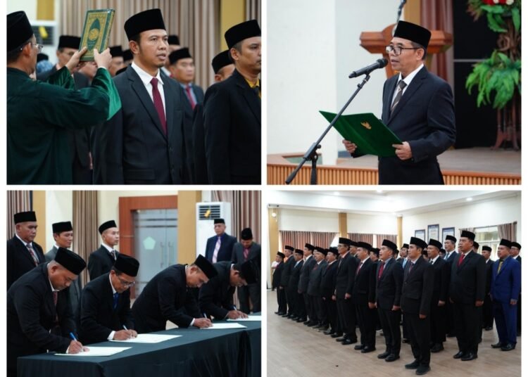 Kakanwil Ucapkan Selamat kepada Seluruh Pejabat yang Dilantik, Salah Satunya Kepala Kemenag Gresik