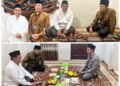 Penuh Tawadhu, Kepala Kemenag Gresik Sowan ke Ketua PCNU sekaligus Pengasuh Ponpes Darul Ihsan Menganti