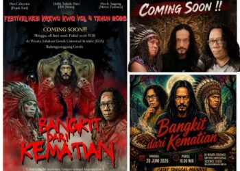“Bangkit dari Kematian”, Teater KWGe Siap Guncang Panggung Rekor MURI Festival Tumpeng Nasi Krawu
