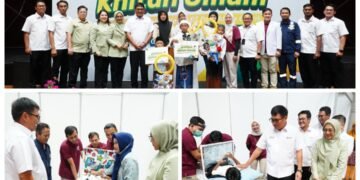 Di Tengah Rupiah Melemah, 100 Orang Tua Sumringah, karena Anaknya Dikhitan Gratis Petrokimia Gresik plus Dapat Uang Saku, Sarung, dan Obat