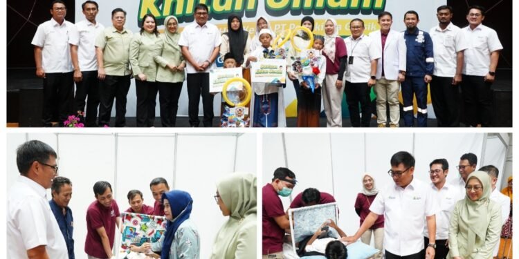 Di Tengah Rupiah Melemah, 100 Orang Tua Sumringah, karena Anaknya Dikhitan Gratis Petrokimia Gresik plus Dapat Uang Saku, Sarung, dan Obat