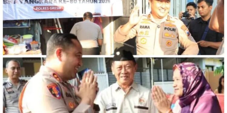 Purnawirawan Polri ini Terharu Dapat Bantuan Bedah Rumah dari Polres Gresik di Momen HUT Bhayangkara ke-80
