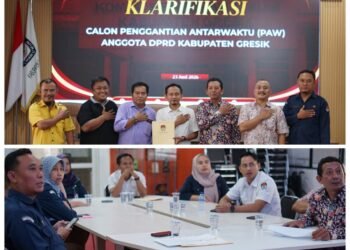 KPU Gelar Rapat Pleno Verifikasi Persyaratan Calon PAW Anggota DPRD Gresik