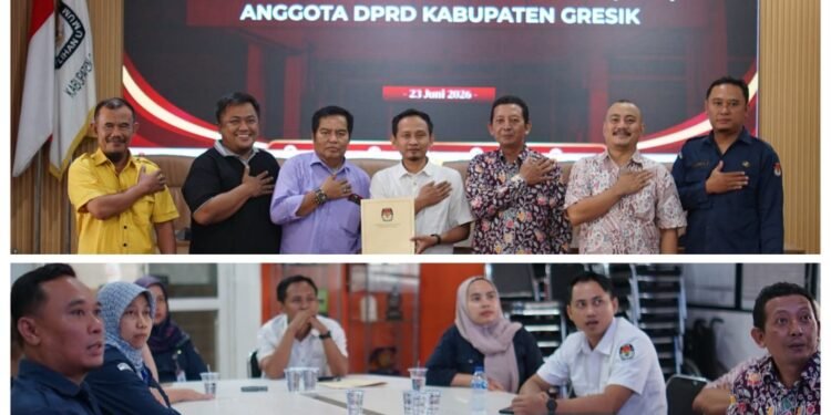 KPU Gelar Rapat Pleno Verifikasi Persyaratan Calon PAW Anggota DPRD Gresik 