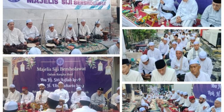 Istiqomah Siji Bersholawat dan Kirim Doa Haul Hj. Siti Asfiah ke-9 dan H. Elis Budiarto ke-2