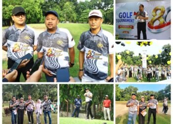 Kapolres Gresik Resmi Buka Turnamen Golf Bersama Forkopimda Sambut HUT Bhayangkara ke-80