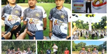 Kapolres Gresik Resmi Buka Turnamen Golf Bersama Forkopimda Sambut HUT Bhayangkara ke-80