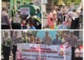 Satlantas Polres Gresik Salurkan Air Bersih untuk Warga Duduk Sampeyan Sambut HUT Bhayangkara ke-80