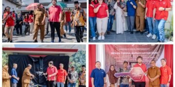 Sekda Gresik Serahkan Bantuan Rumah Layak Huni Program DAK PPKT Desa Campurejo Panceng