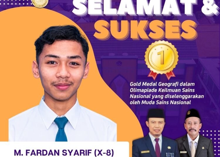 Tak Henti Ukir Prestasi, MAN 1 Gresik Kembali Sabet Medali Emas Olimpiade Geografi Tingkat Nasional