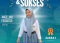 Istimewa !! Angelina Faradisa Siswi MAN 1 Gresik Raih Juara 1 Lomba Pidato Bahasa Indonesia Tingkat Nasional