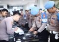Cegah Penyalahgunaan Senpi, Polres Gresik Gelar Pengecekan Senjata Api Dinas