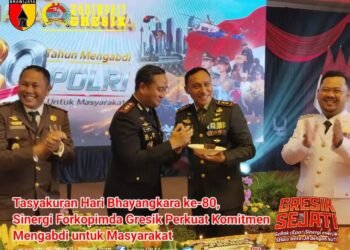 Tasyakuran Hari Bhayangkara ke-80, Sinergi Forkopimda Gresik Perkuat Komitmen Mengabdi untuk Masyarakat