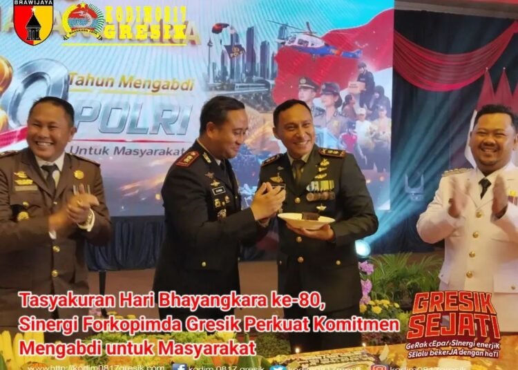 Tasyakuran Hari Bhayangkara ke-80, Sinergi Forkopimda Gresik Perkuat Komitmen Mengabdi untuk Masyarakat