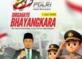 Keluarga Besar Kantor Kementerian Agama Kabupaten Gresik Mengucapkan Dirgahayu Bhayangkara ke-80